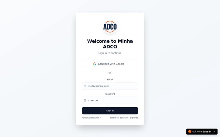 Screenshot of minhaadco.com