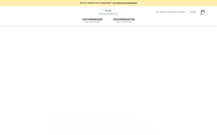 Screenshot of mini-presents.com