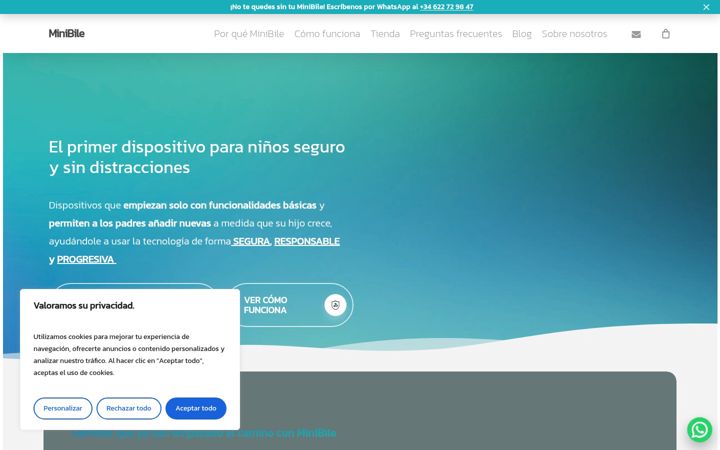 Screenshot of minibile.com
