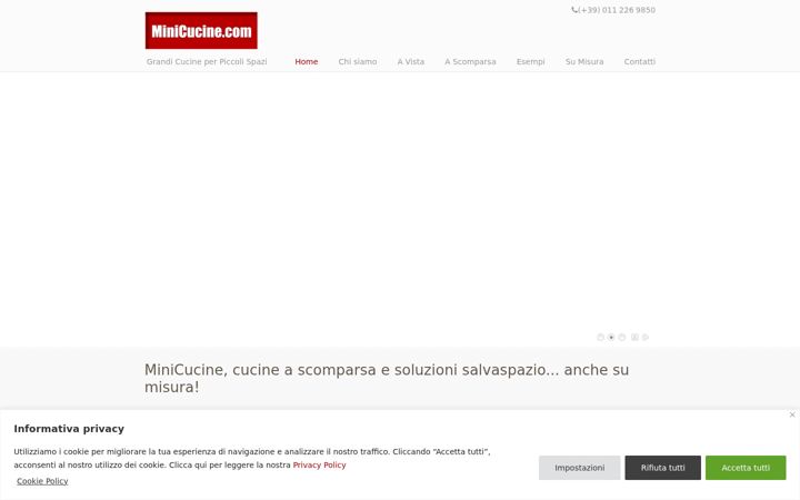 Screenshot of minicucine.com