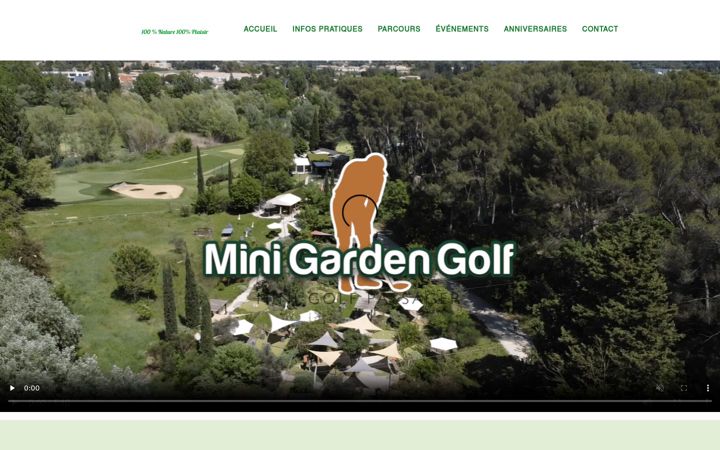 Screenshot of minigolfprovence.com