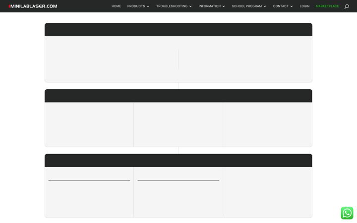 Screenshot of minilablaser.com