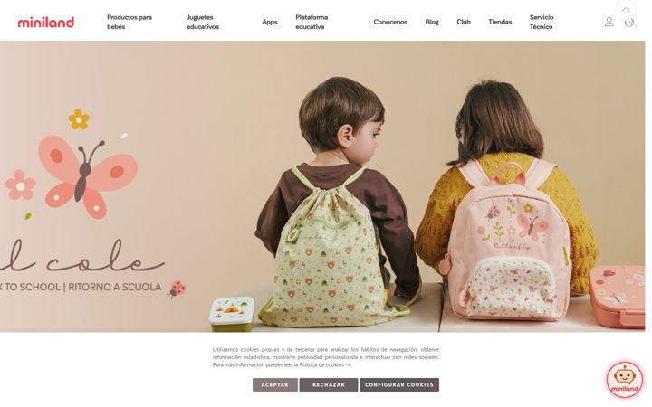 Screenshot of minilandgroup.com