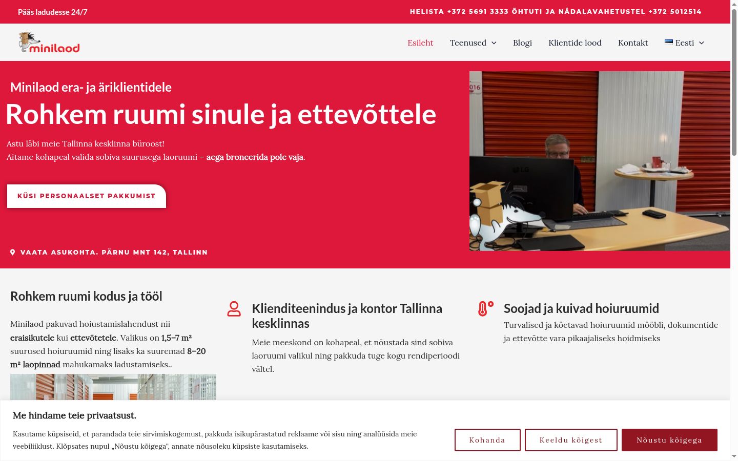 Snímka obrazovky banera súhlasu zobrazeného pred akoukoľvek interakciou