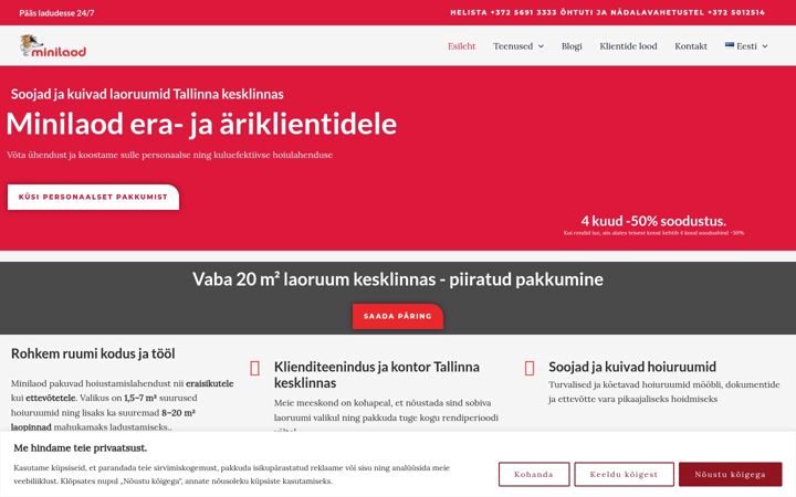 Screenshot of minilaod.com