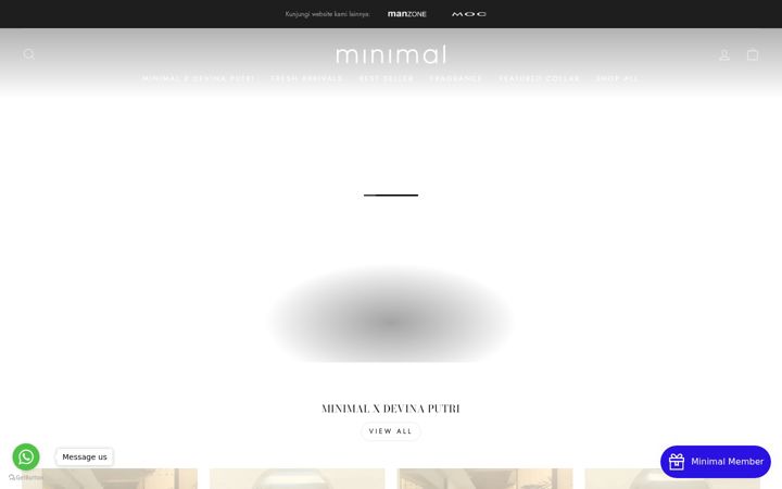 Screenshot of minimal.id