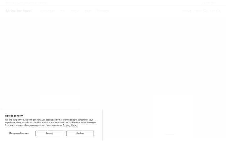 Screenshot of minimalismbrand.com