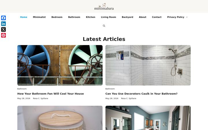 Screenshot of minimalura.com