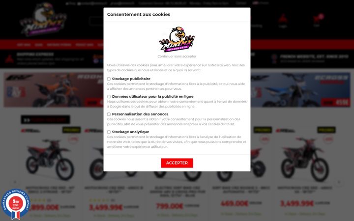 Screenshot of minimx.fr