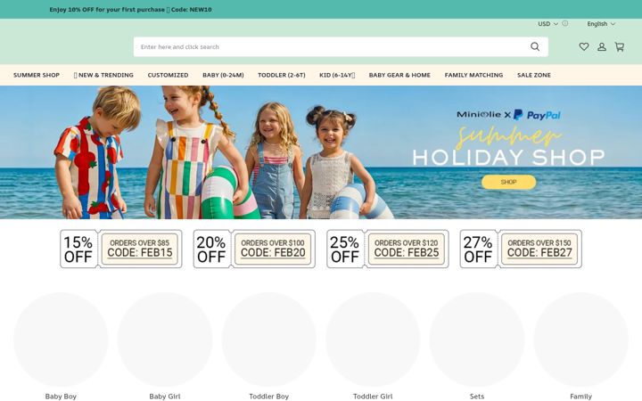 Screenshot of miniolie.com