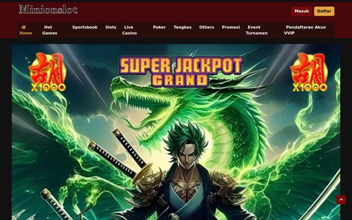 Screenshot of minionslot.com