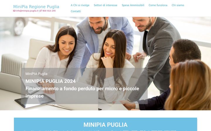 Ekraanipilt saidist minipia.puglia.it