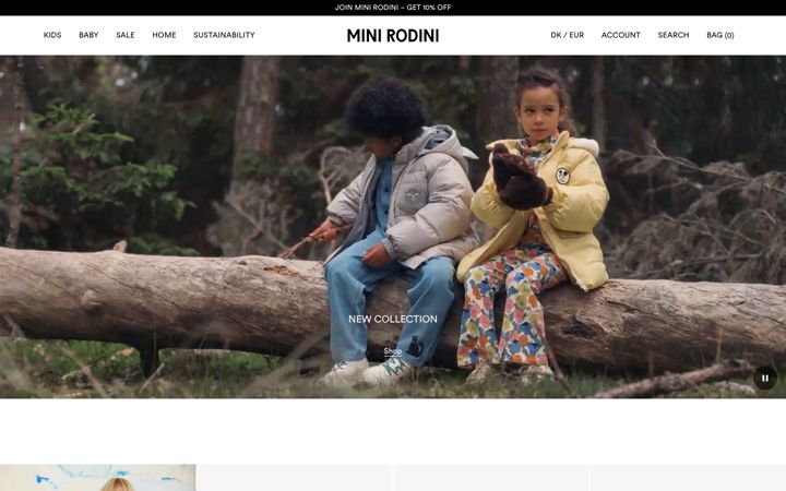 Screenshot of minirodini.com