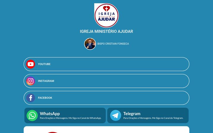 Screenshot of ministerioajudar.com