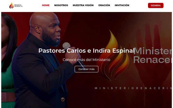 Screenshot of ministeriorenacerint.com