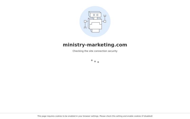 Screenshot of ministry-marketing.com