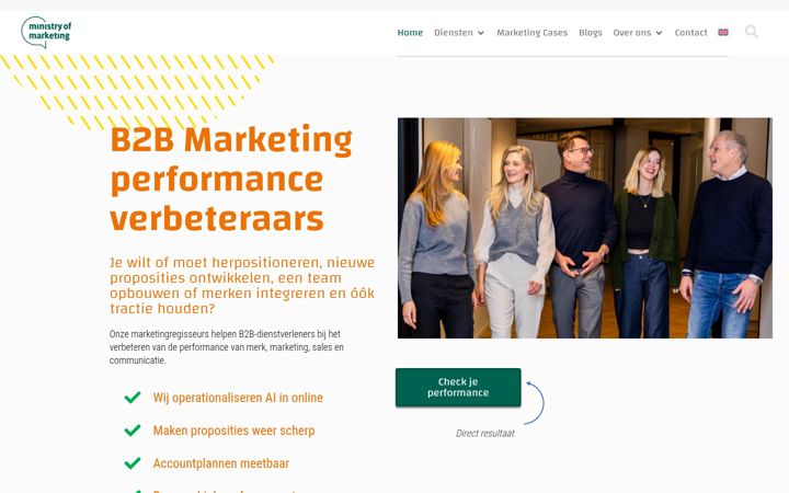 Képernyőkép: ministryofmarketing.nl