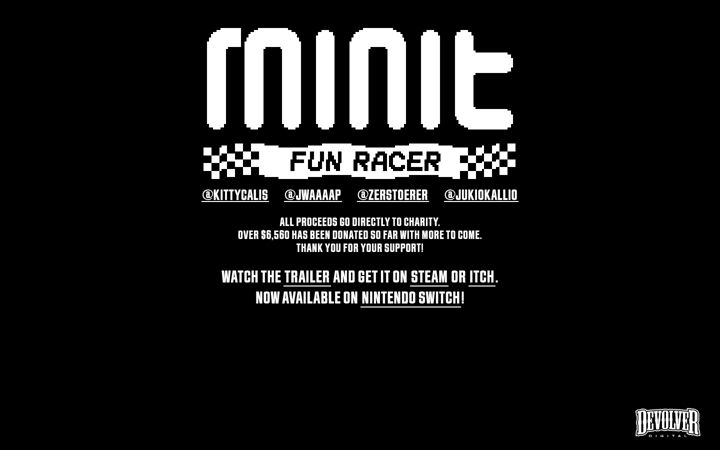 Screenshot of minitfunracer.com