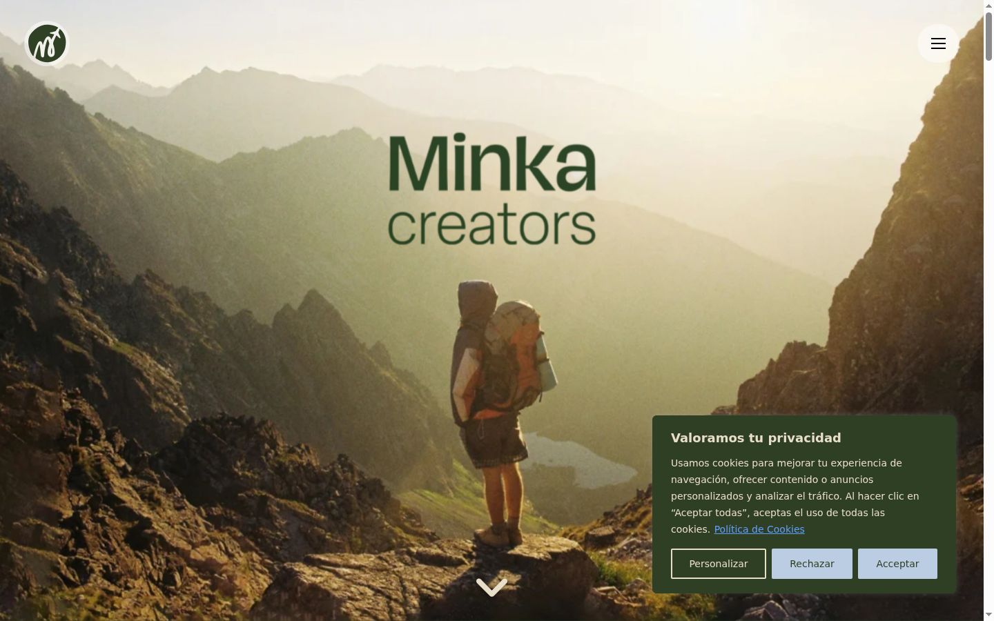 Screenshot tal-banner tal-kunsens muri qabel kwalunkwe interazzjoni