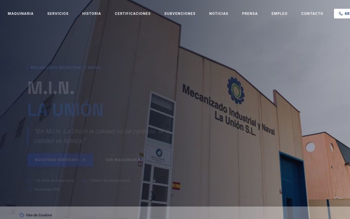 Screenshot of minlaunion.com