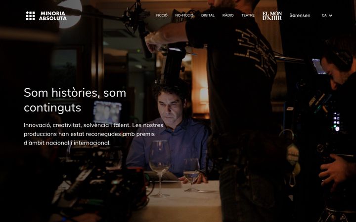 Screenshot of minoriaabsoluta.com