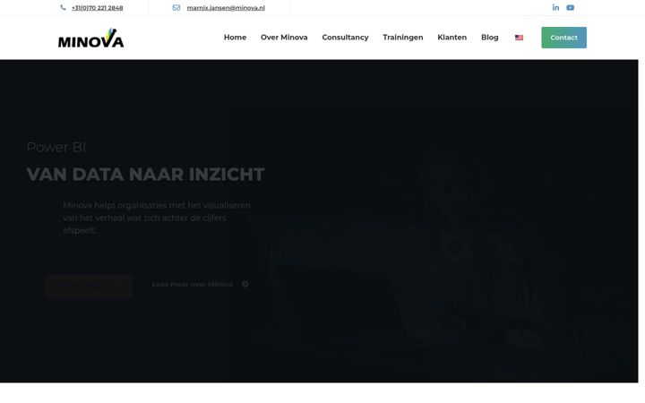Snímek obrazovky minova.nl
