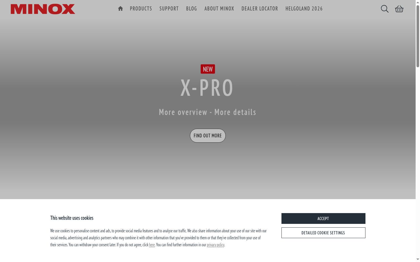 Screenshot tal-banner tal-kunsens muri qabel kwalunkwe interazzjoni