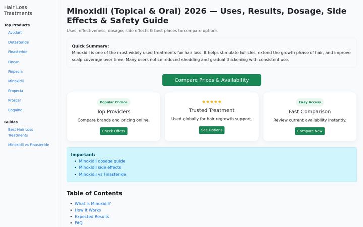 Posnetek zaslona minoximed.online