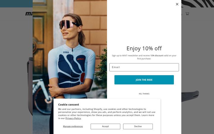 Screenshot of mint-sports.com