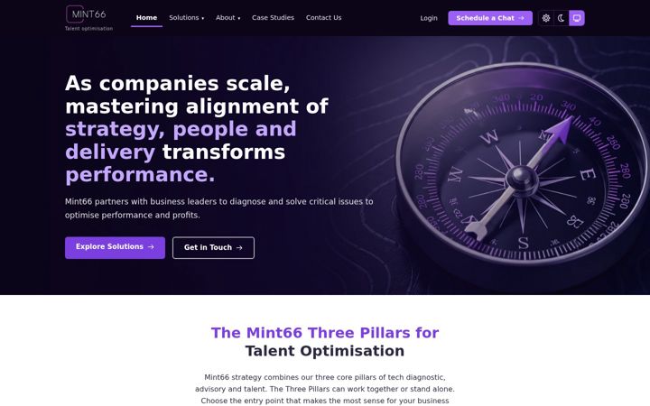 Screenshot of mint66.com