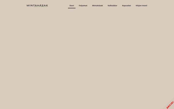 Screenshot of mintahazak.hu
