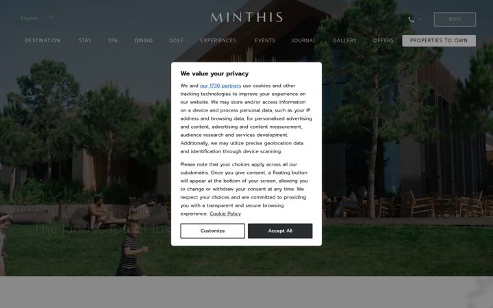 Screenshot of minthisresort.com