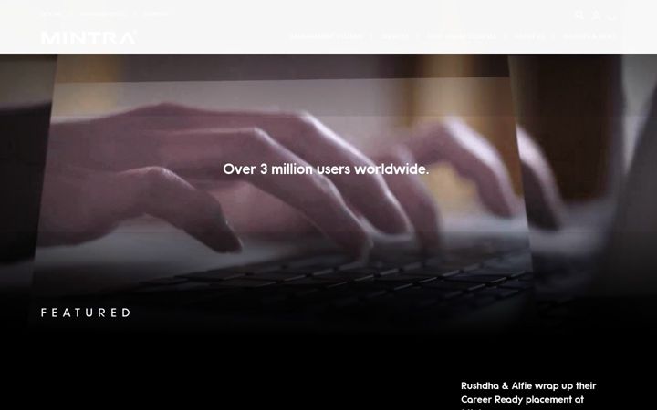 Screenshot of mintra.com