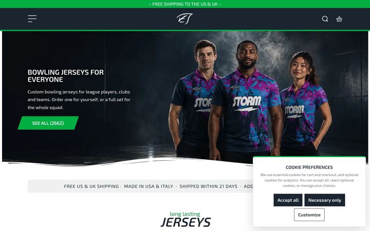 Screenshot of mintsportswear.com