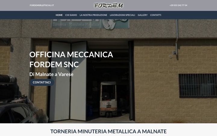 Screenshot of minuteriefordemsrl.com