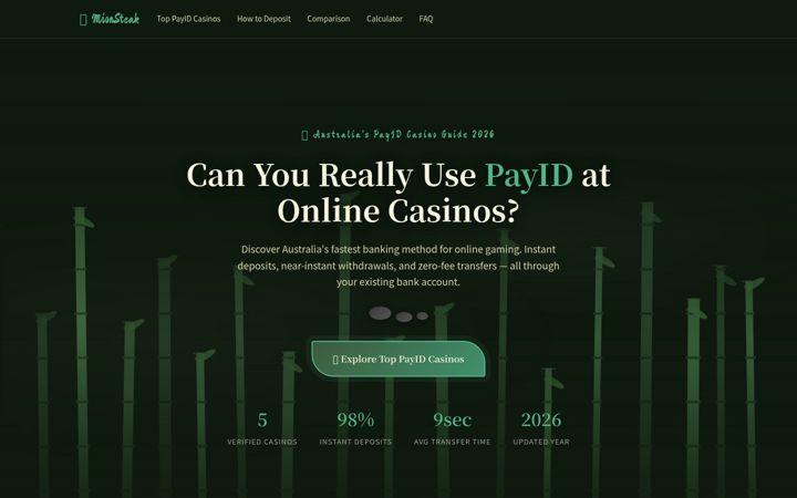 Screenshot of mionsteak.com
