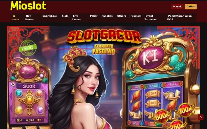 Screenshot of mioslot.net