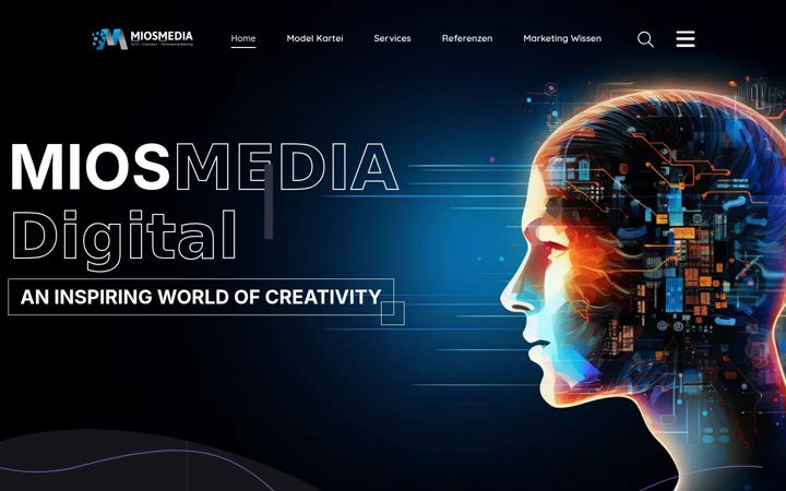Screenshot of miosmedia.com
