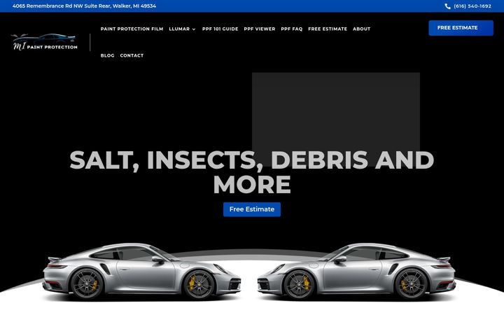 Screenshot of mipaintprotection.com