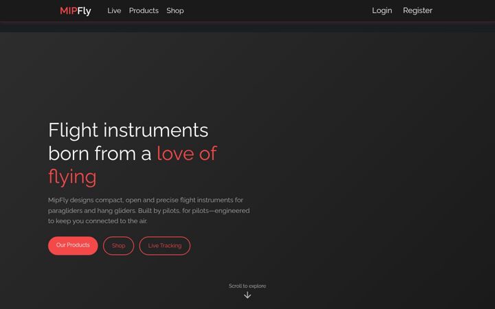 Screenshot of mipfly.com