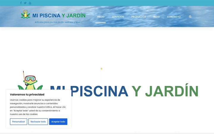 Screenshot of mipiscinayjardin.com