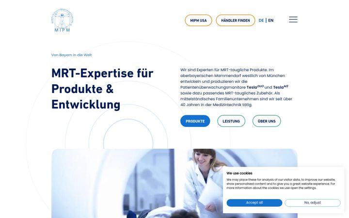 Screenshot of mipm.com