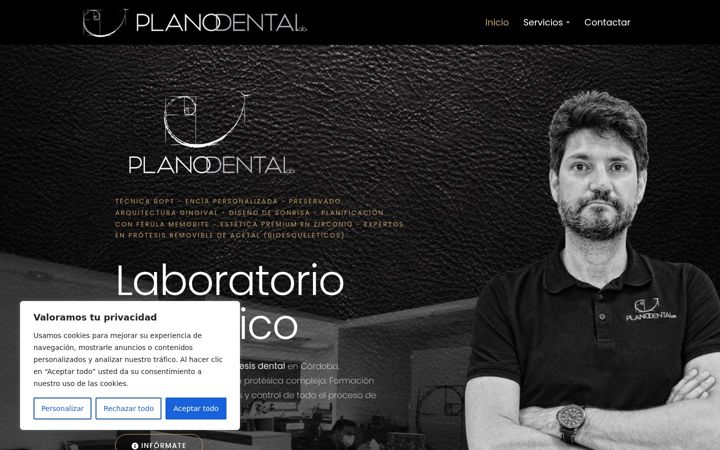 Screenshot of miprotesisdental.com