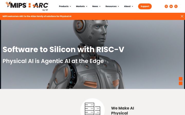 Screenshot of mips.com