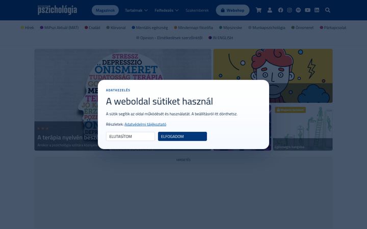 Screenshot of mipszi.hu