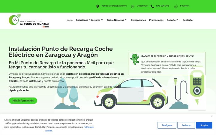 Screenshot of mipuntoderecarga.com