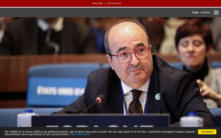 Captura de pantalla de miqueliceta.com