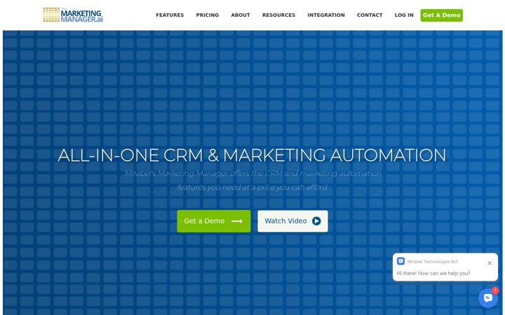 Screenshot of mirabelsmarketingmanager.com