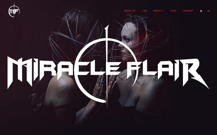 Screenshot of miracleflair.com