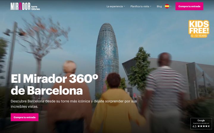 Screenshot of miradortorreglories.com